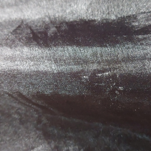 Lulu's Black Tiered Organza Halter Maxi Dress Sz L - Picture 17 of 17